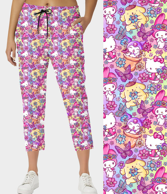 RTS - Rainbow Spring Kitty Joggers