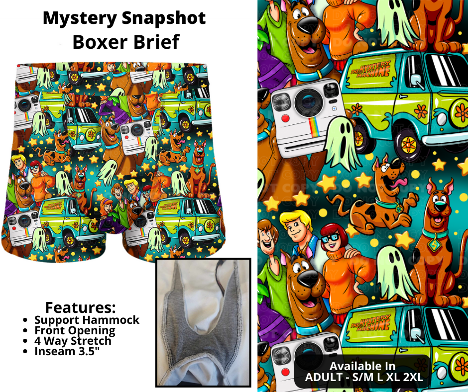 Preorder! Closes 12/12. ETA Feb. Mystery Snapshot Boxer Briefs