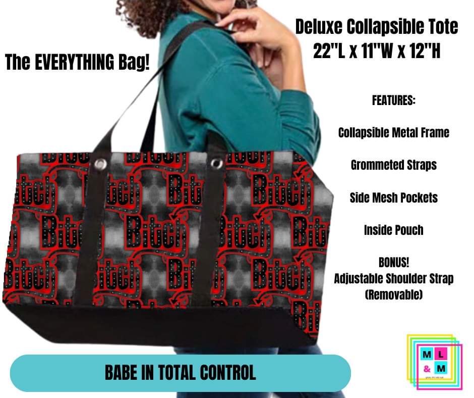 Babe in Total Control Collapsible Tote