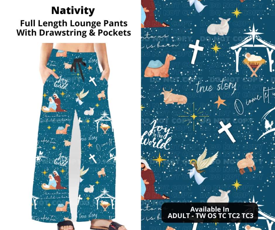 Nativity Full Length Lounge Pants