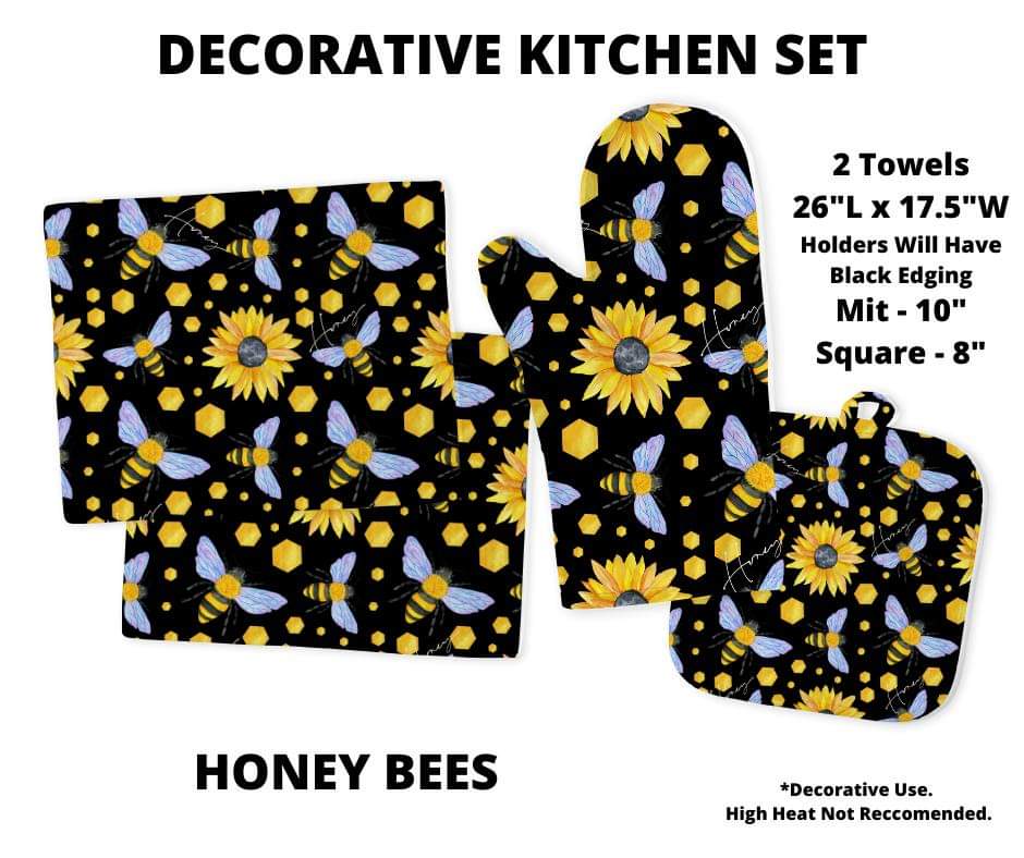 Honey Bees Decorative Kitchen Set