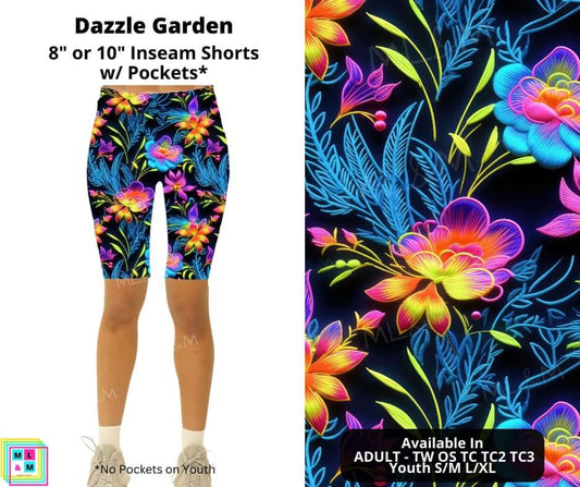 Dazzle Garden Shorts w/ Pockets