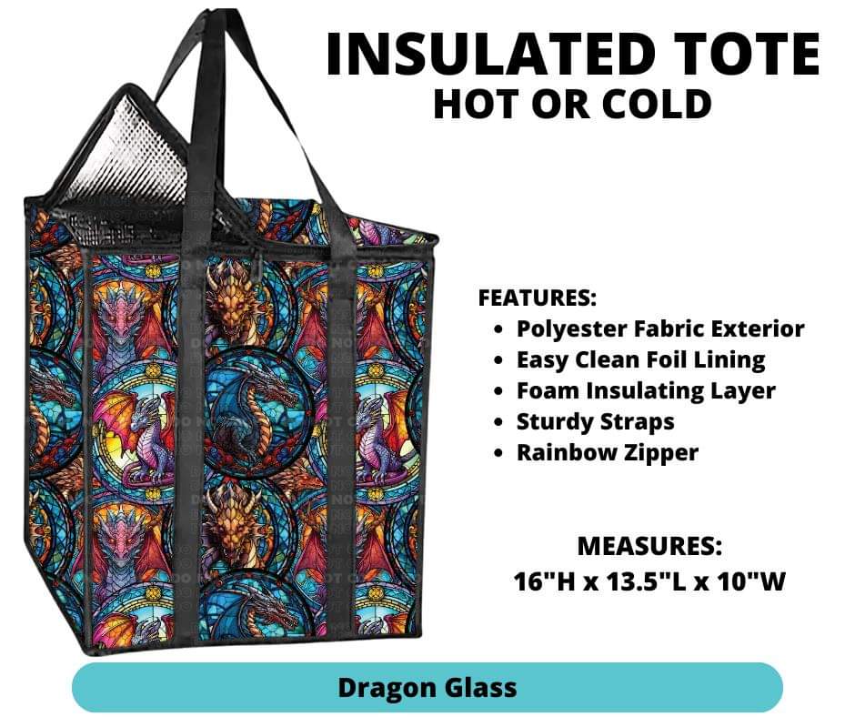 Dragon Glass Insulated Tote