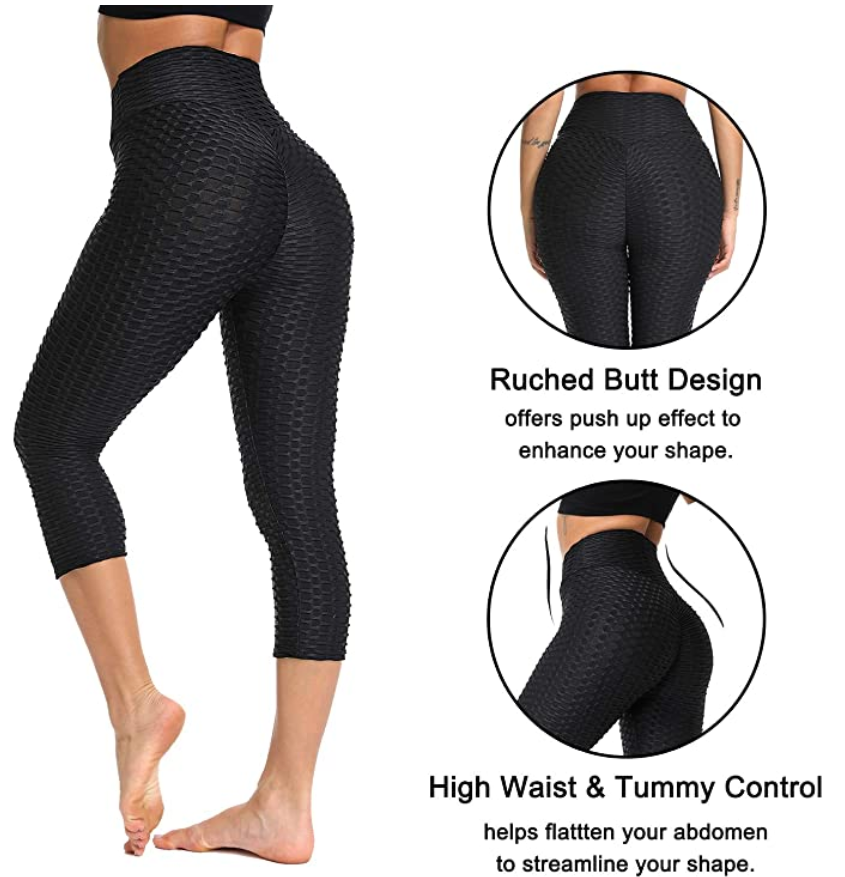 NEW STYLE SCRUNCH BUTT POCKET LEGGINGS/CAPRI/SHORTS