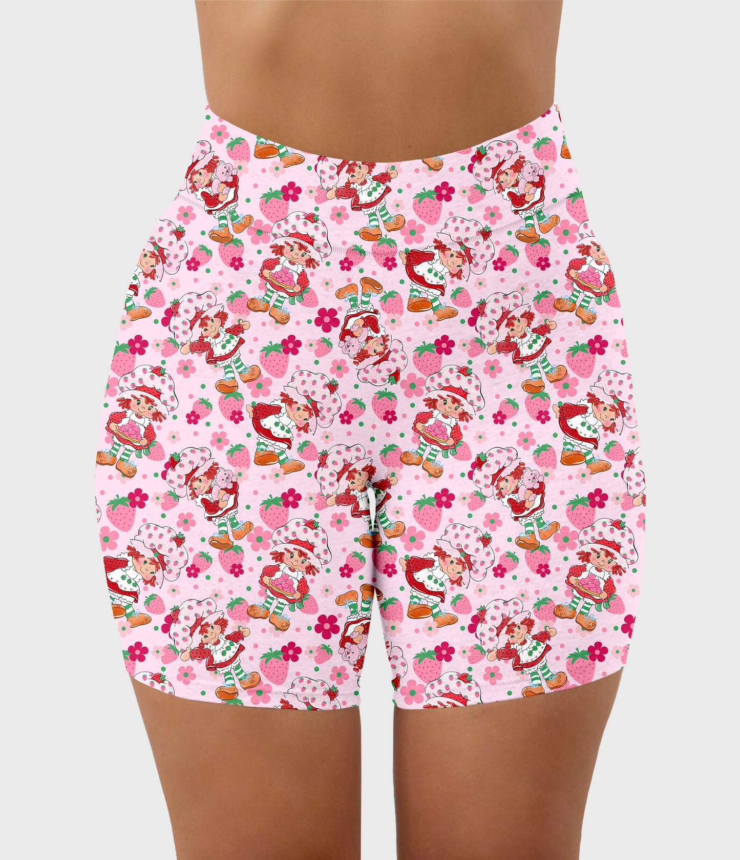 RTS - Sweet Strawberry Biker Shorts