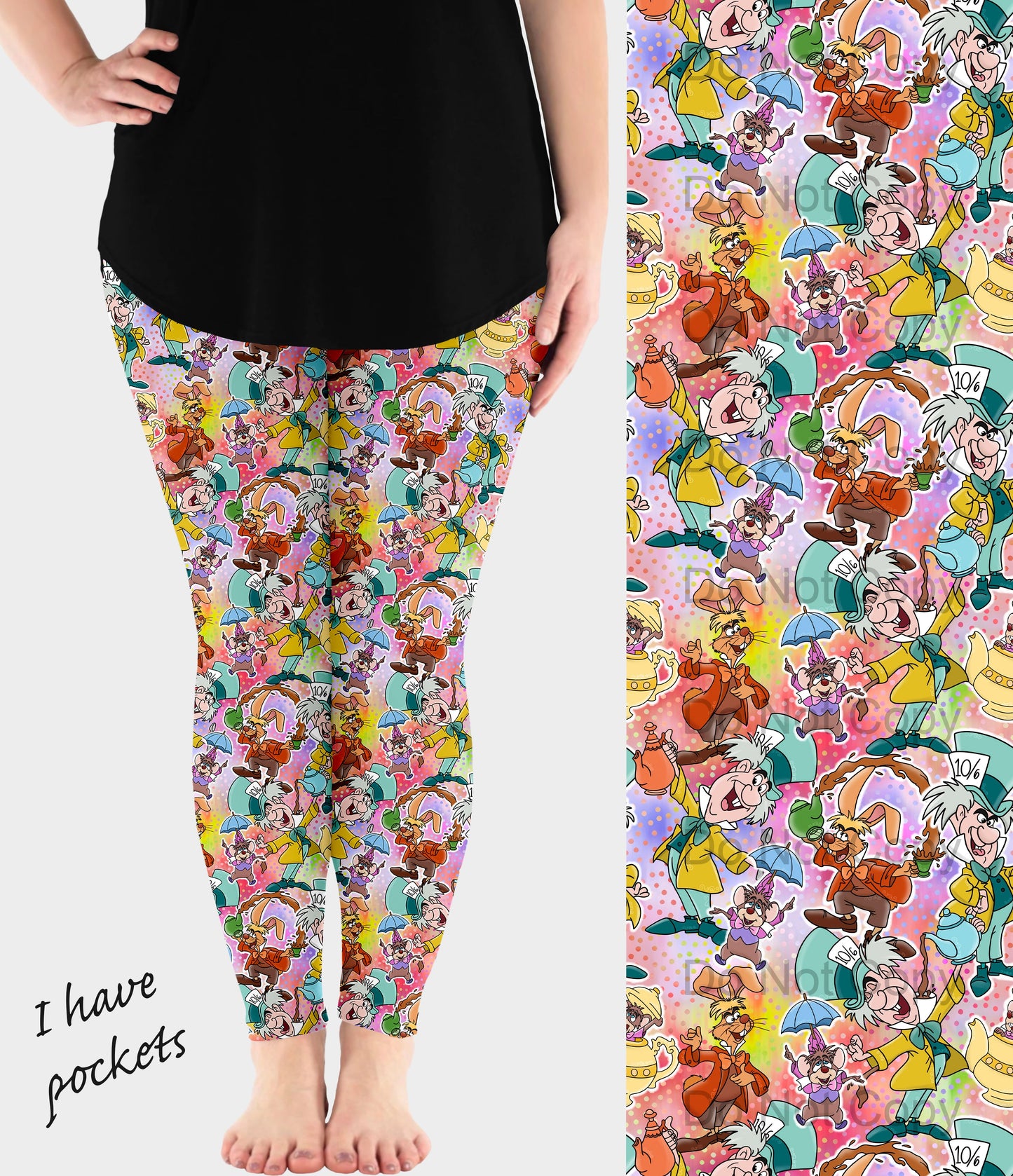 RTS - Tea Time Leggings w/ Pockets