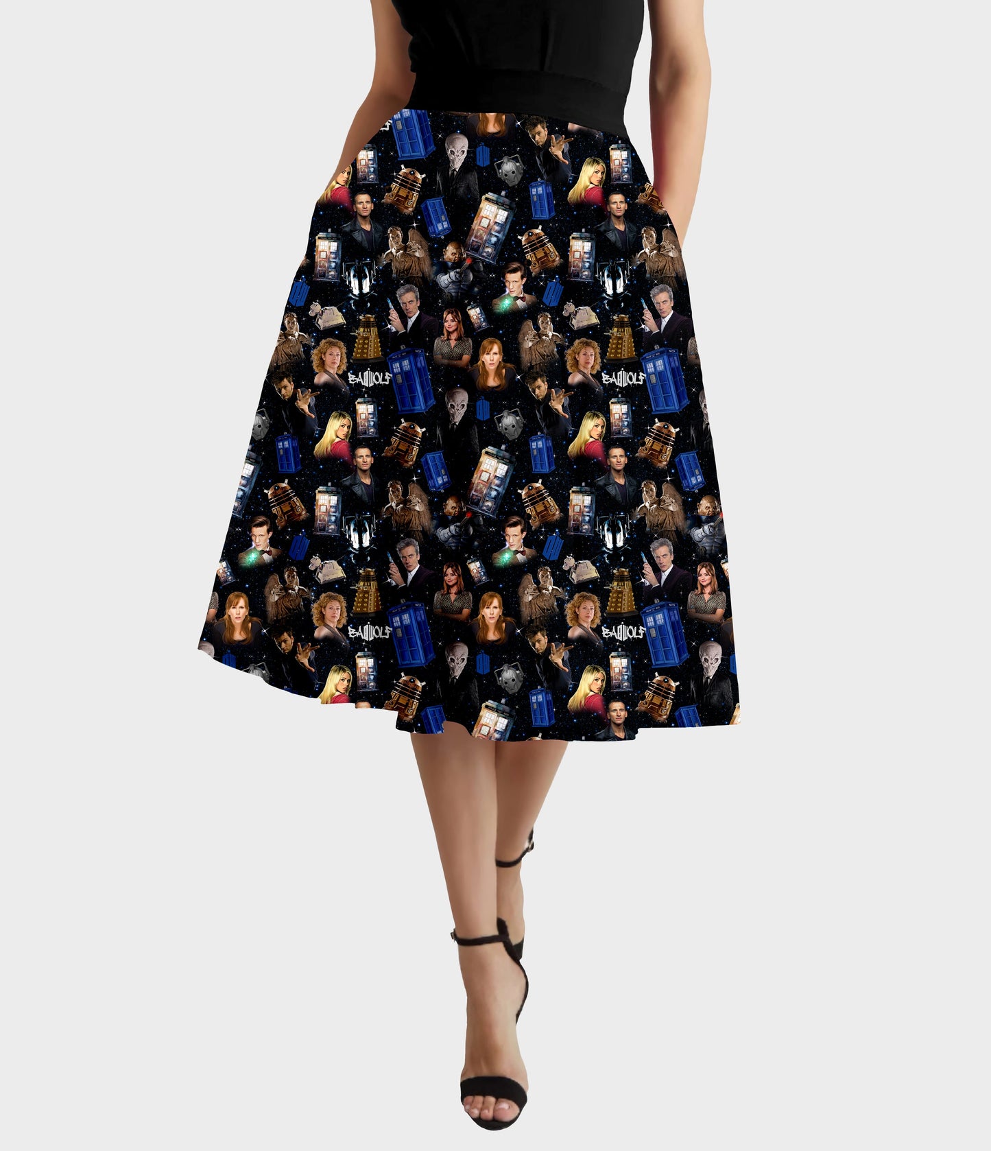 RTS - Time Traveler Swing Skirt w/ Pockets