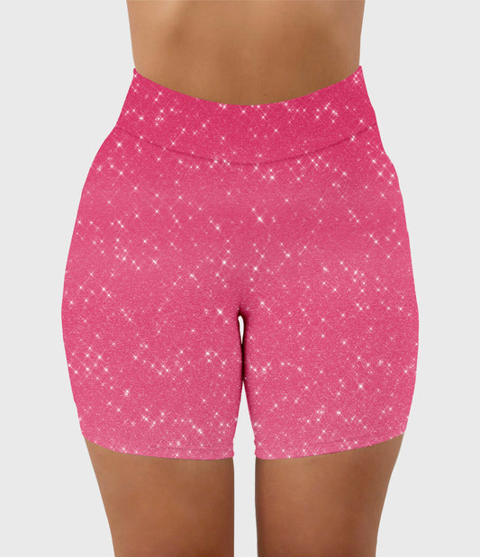 RTS - Watermelon Sparkle Biker Shorts