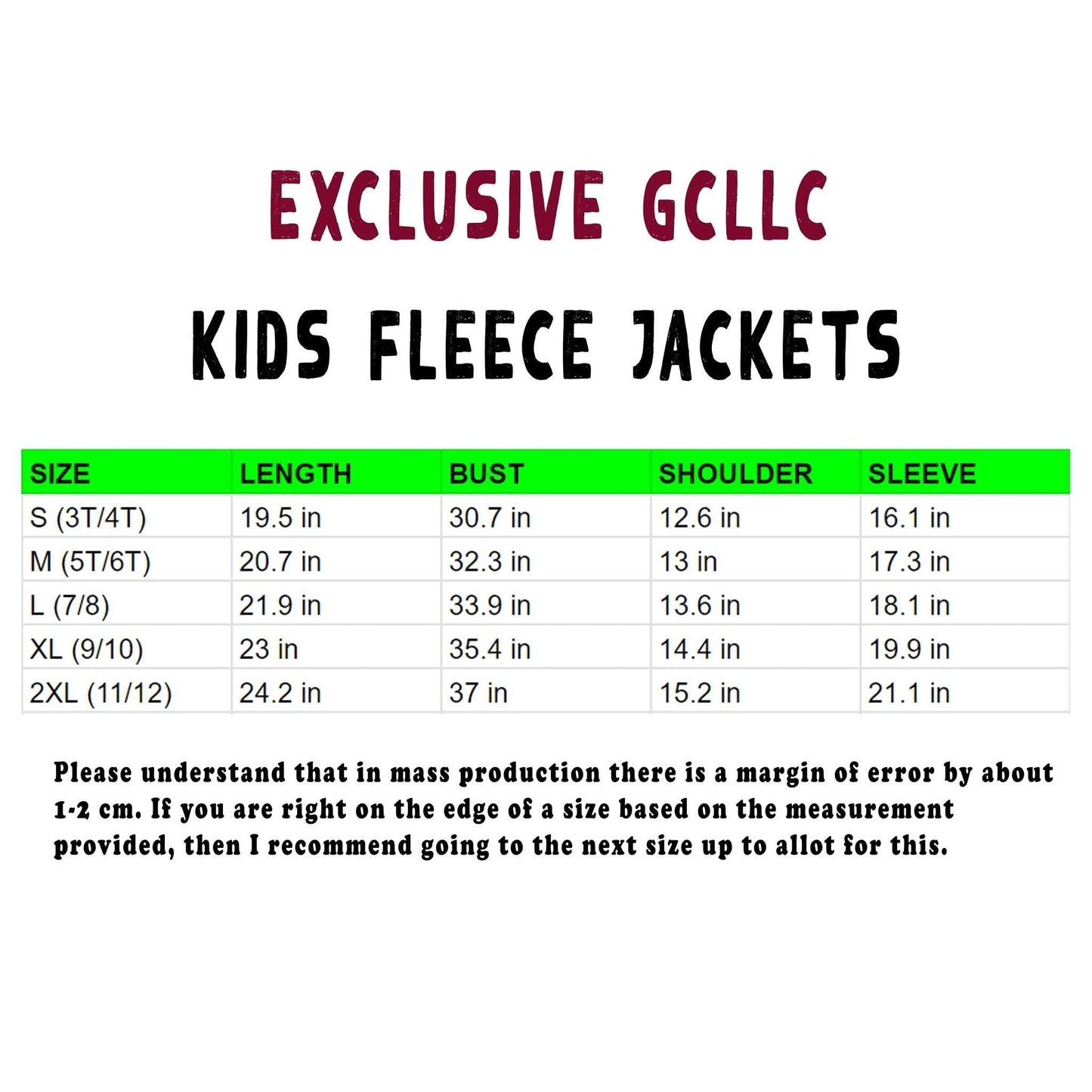 TS- FLEECE/COTTON LINED JACKETS RUN 12 PREORDER CLOSING 11/29