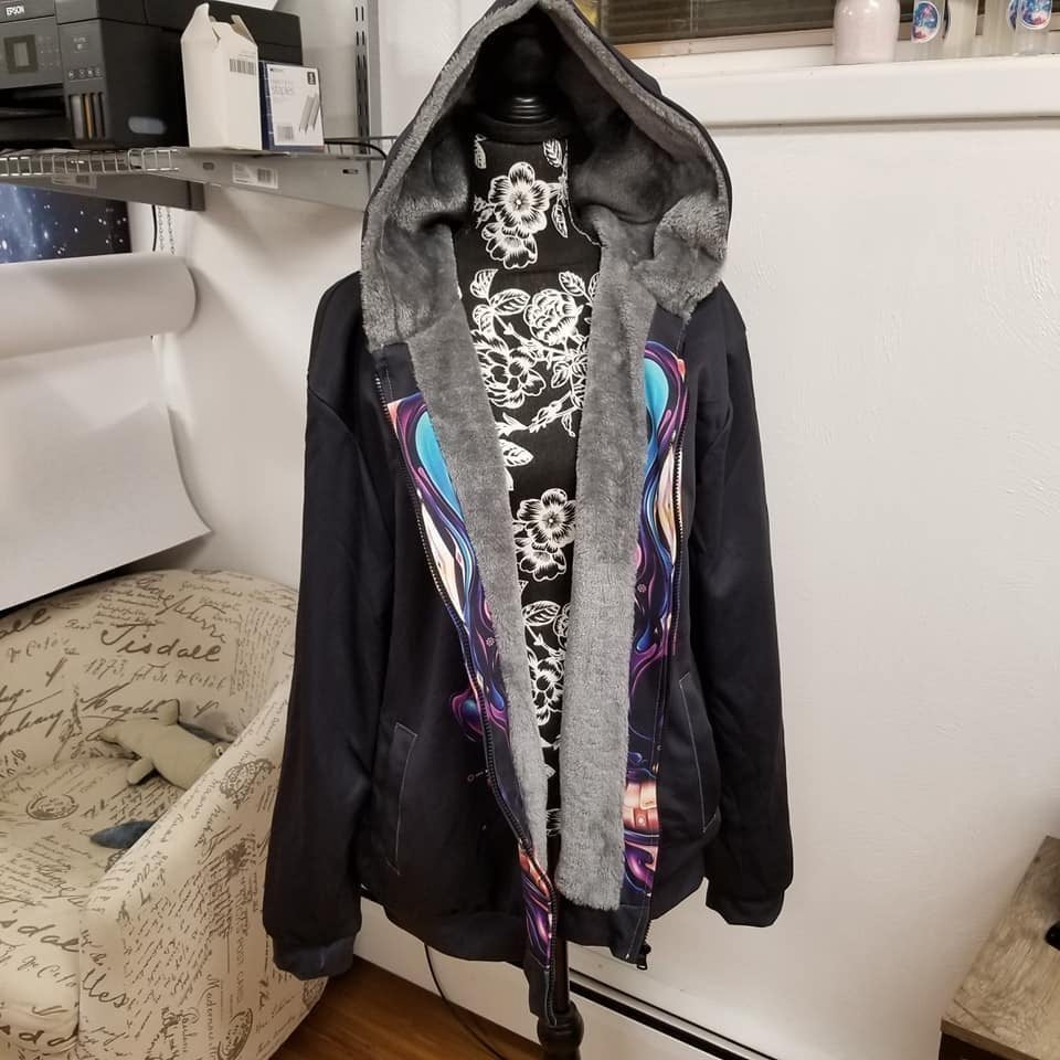 GHOST ABDUCTION- FLEECE/COTTON JACKET